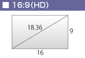 16:9（HD）